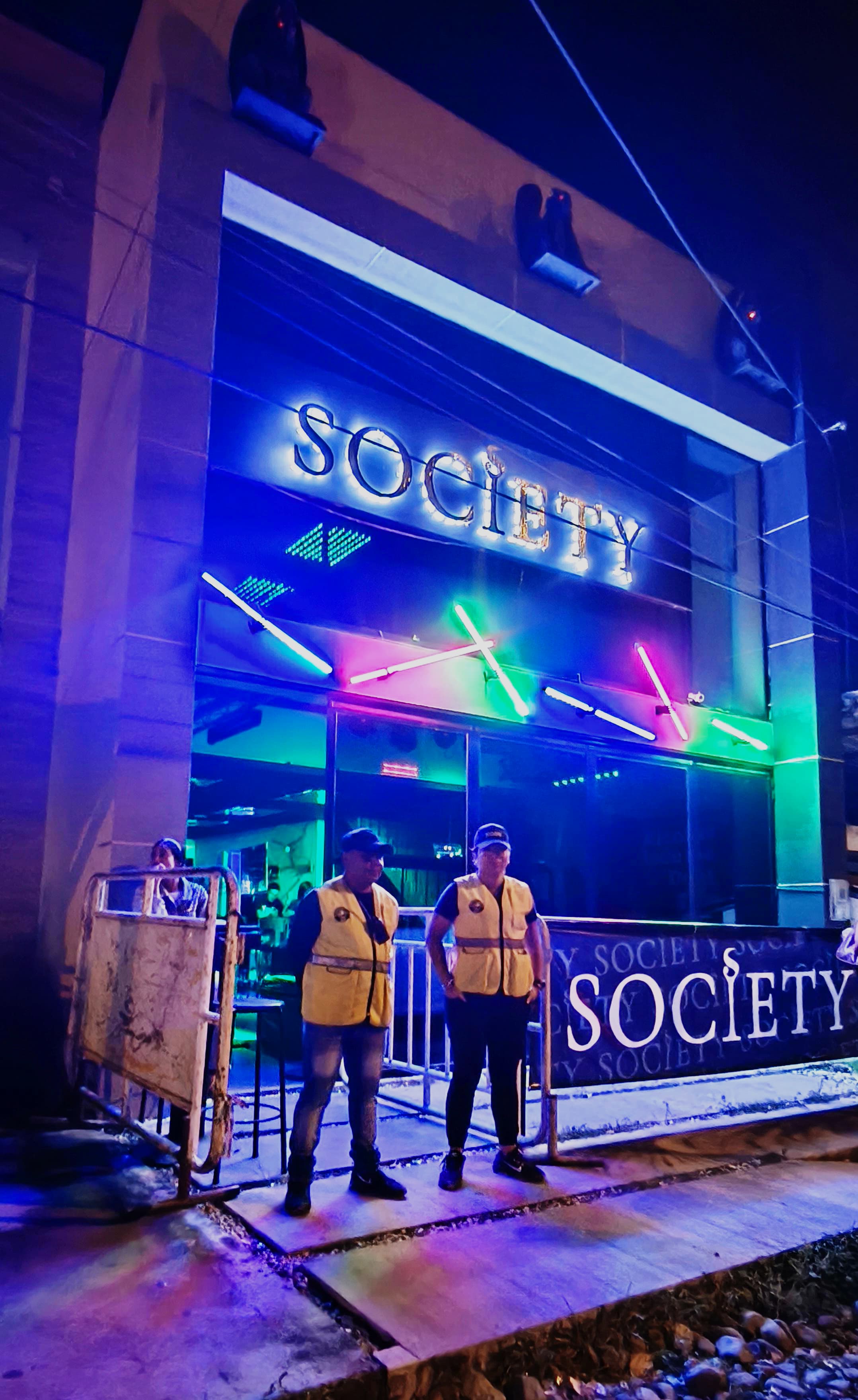Control de acceso en discoteca