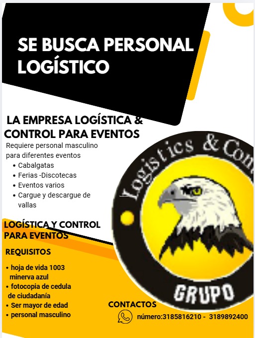 Convocatoria: se busca personal logístico